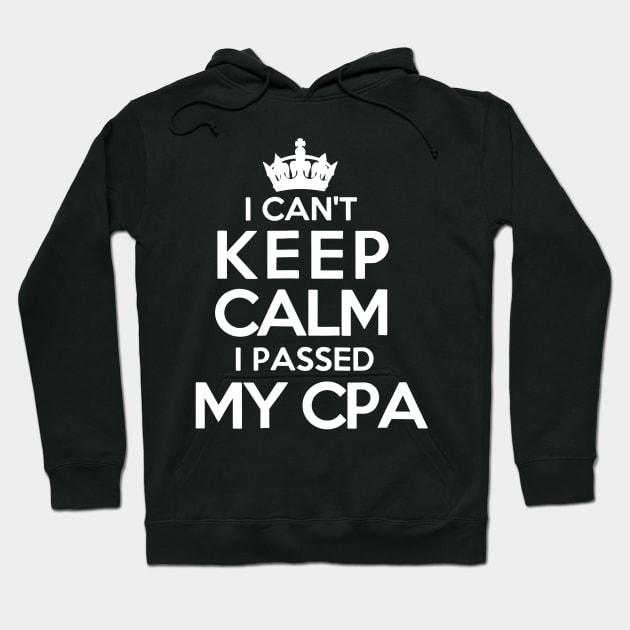 CPA Accountant Hoodie by luckyboystudio